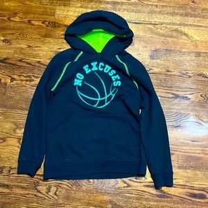 No Excuses basketball sweatshirt